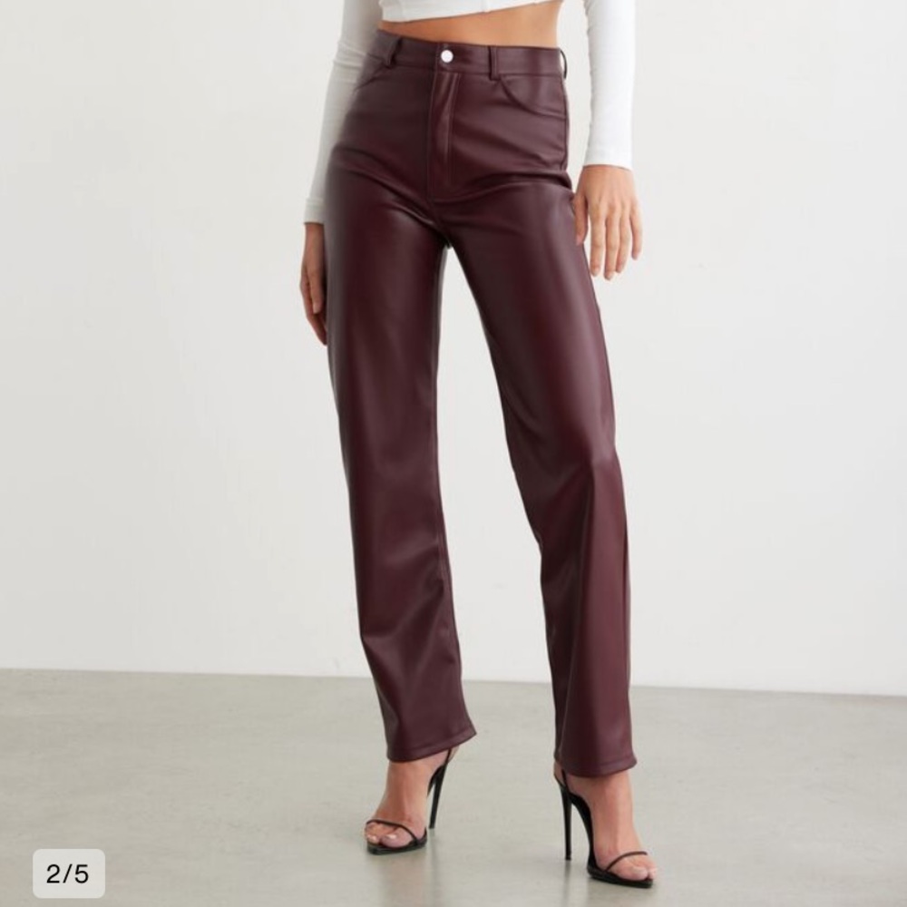 Dynamite Gisele faux leather pants
